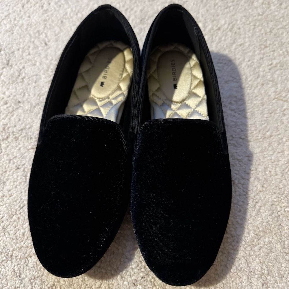 Birdies Black Velvett Flats Women’s Size 6
